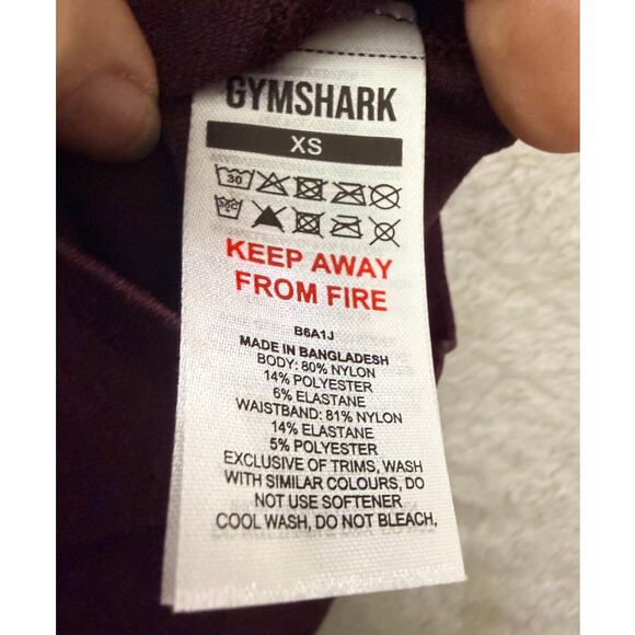 Gymshark Seamless Shorts Plum Womens XS New in Bag - Picture 3 of 5